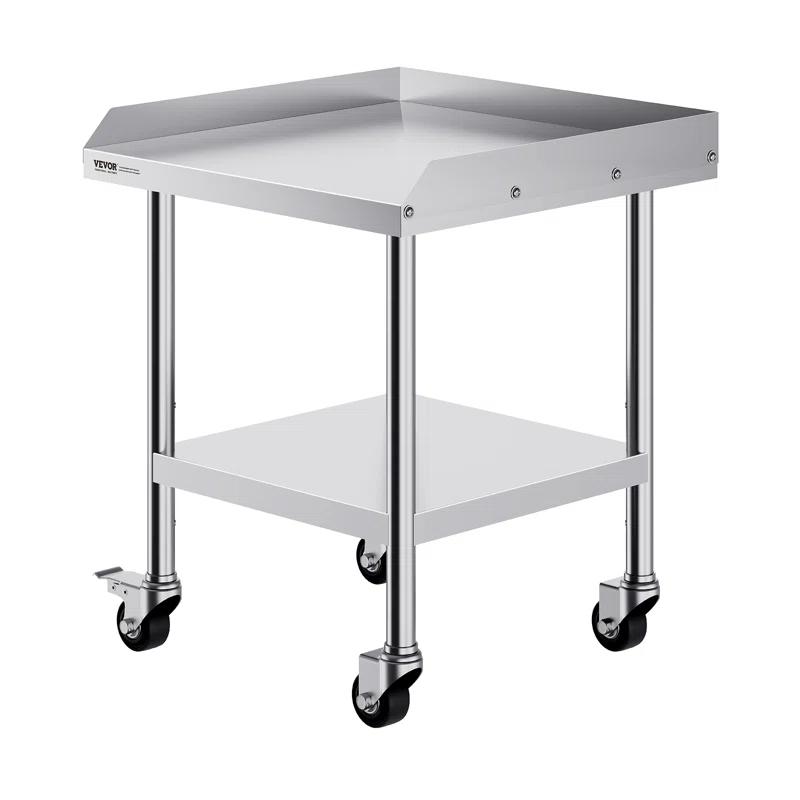 17 Stories 17 Stories Stainless Steel 24'' L x 24'' W x 30'' H Work Table