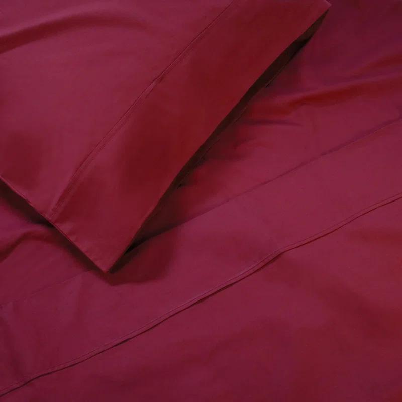 Superior Percale Cotton Woven 300 Thread Count Sheet Set & Reviews | Wayfair