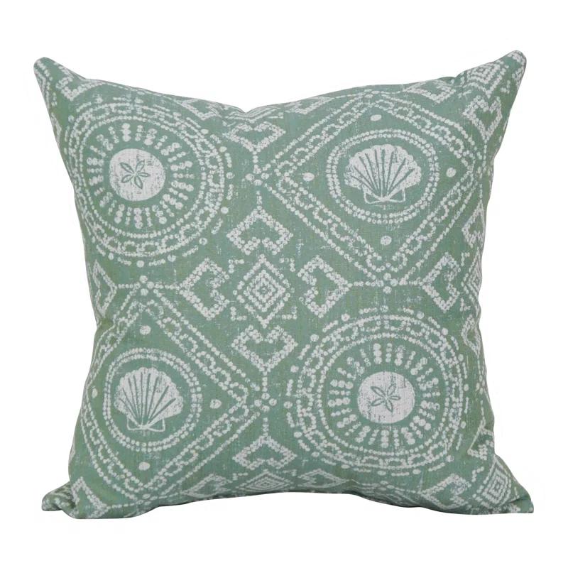 Blazing Needles Geometric Reversible Throw Pillow (Set of 4)