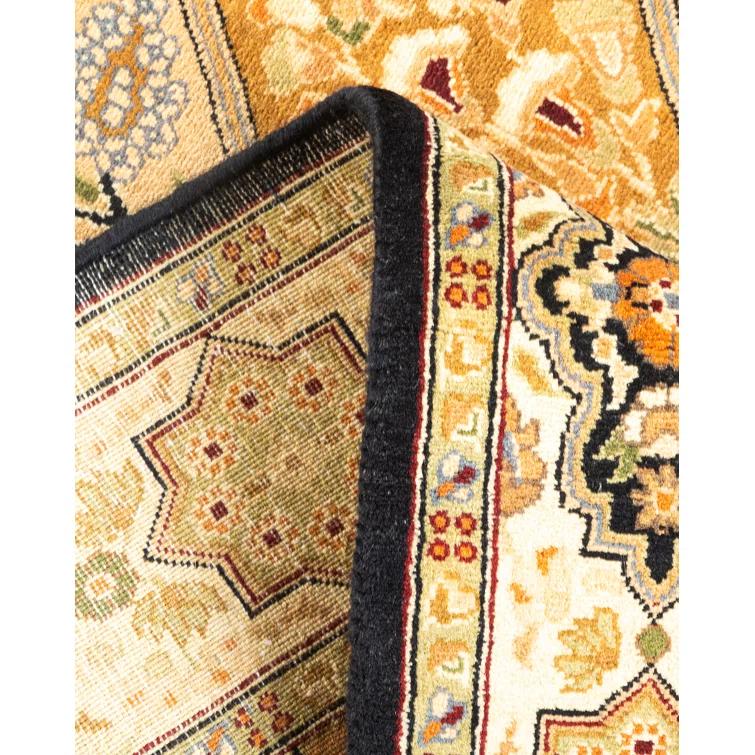 Hand-Knotted Multi-Color Wool Oriental 8' x 10' Area Rug