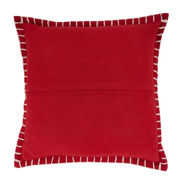 Saro Persephone Collection Cotton Pillow Cover
