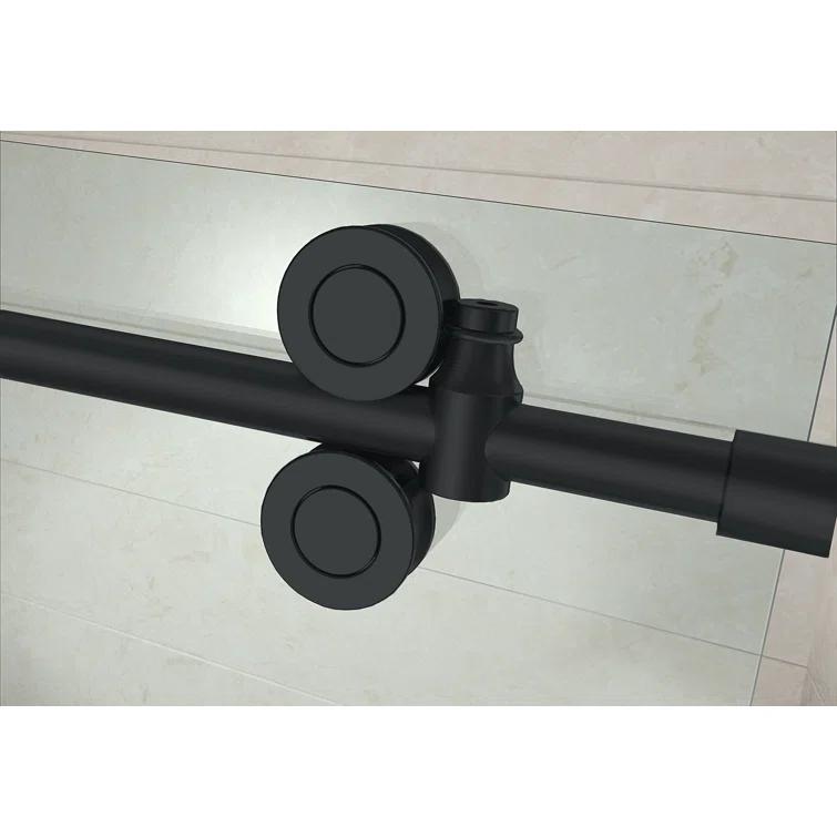 Aston Langham XL 56" - 60" W x 30" D x 80" H Frameless Rectangle Sliding Shower Enclosure SEN979EZ.UC-MB-603080-L