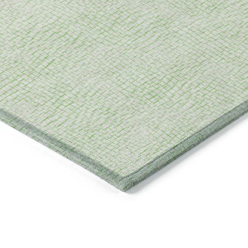Machine Washable Indoor/Outdoor Chayden ACN1058 Mint Rug