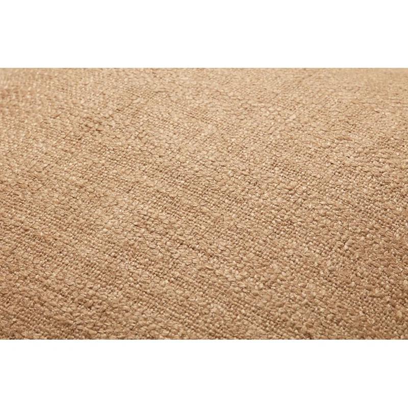 Aveline Pillow by Amber Lewis x Loloi - Natural and Blue / 18" x 18" / Polyester