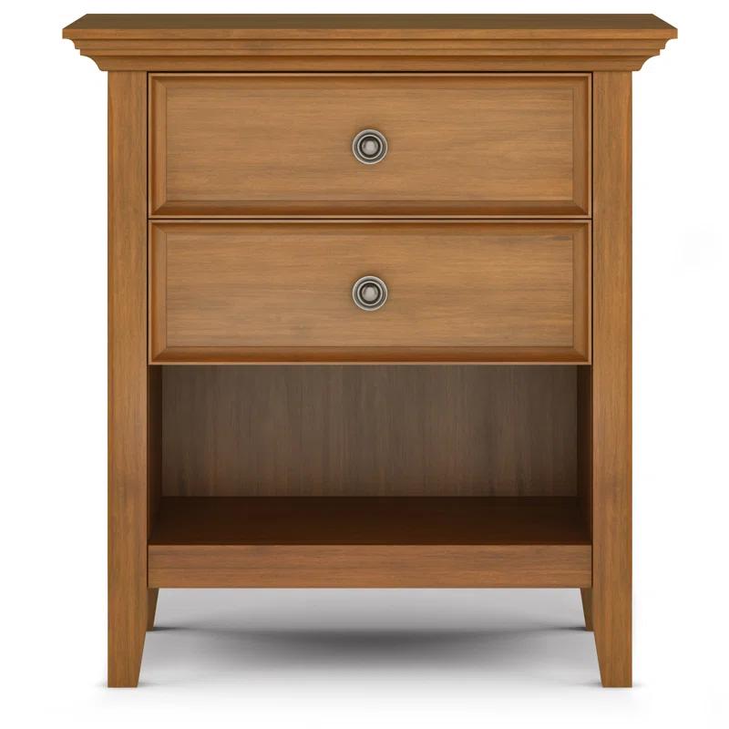 Amherst 2 - Drawer Solid Wood Nightstand
