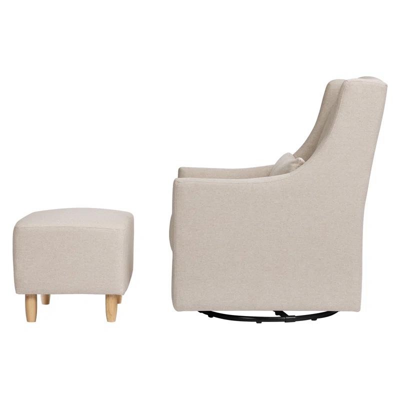 Toco Swivel Glider with Ottoman Set