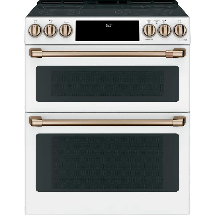 Café Café 30" 6.7 cu. ft. Smart Slide-in Electric Range with Convection and Radiant Cooktop CES750P4MW2