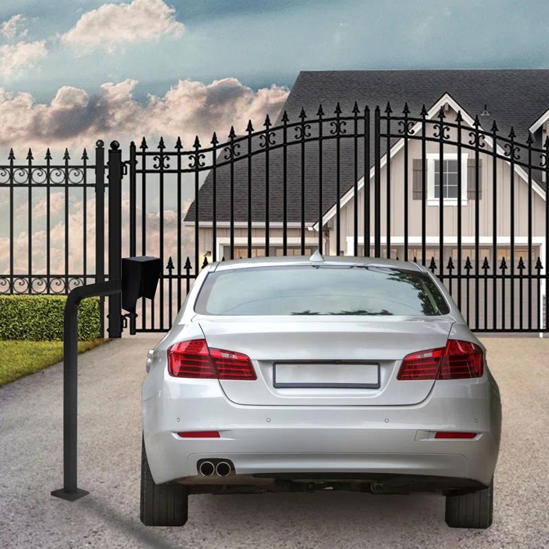 ALEKO 60.8'' H x 3.9'' W Black Metal Fencing Kits