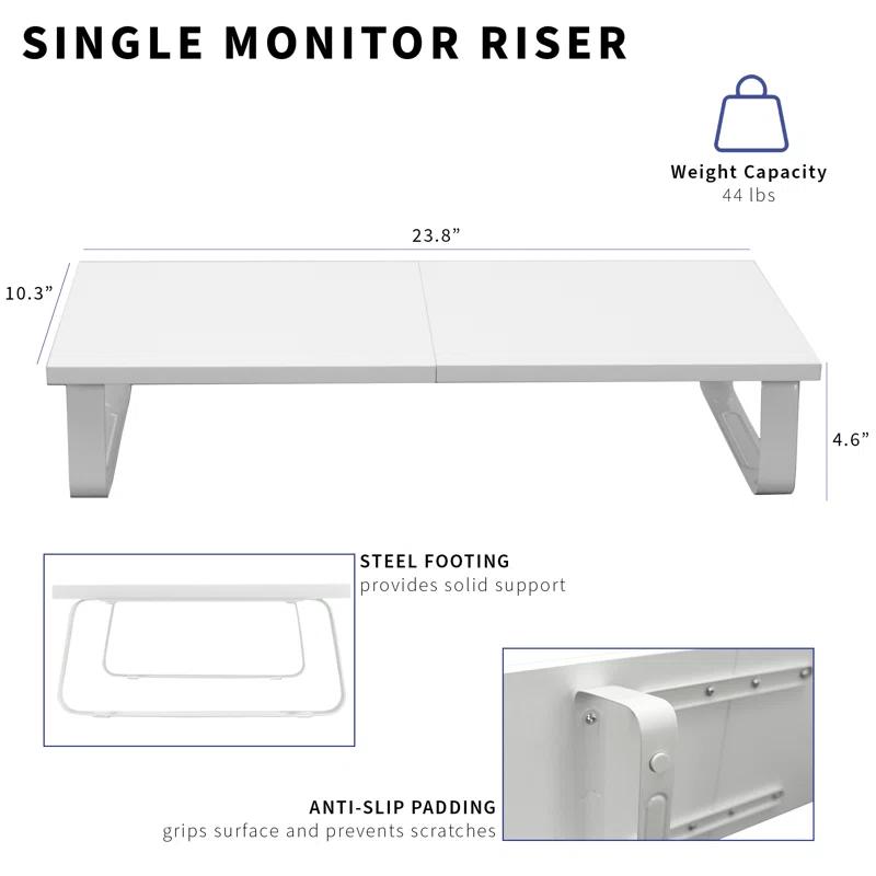Vivo White Monitor Riser
