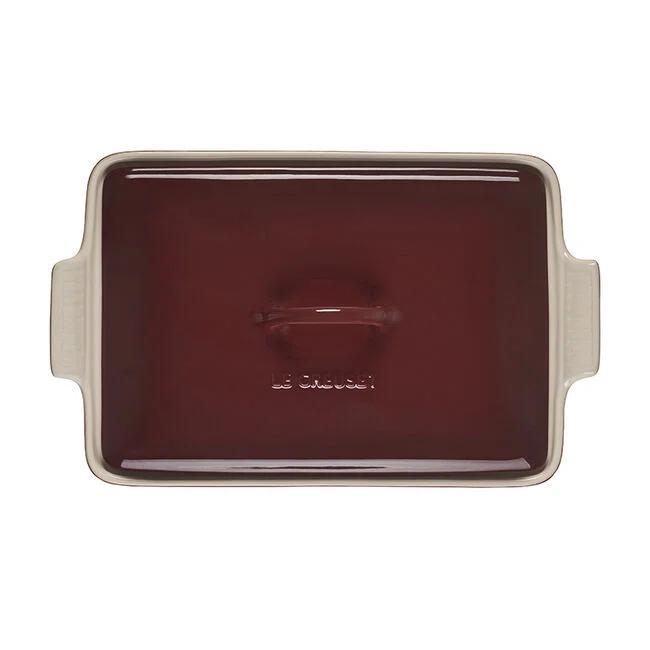 Le Creuset Heritage Stoneware 4 Qt. Rectangular Casserole with Lid