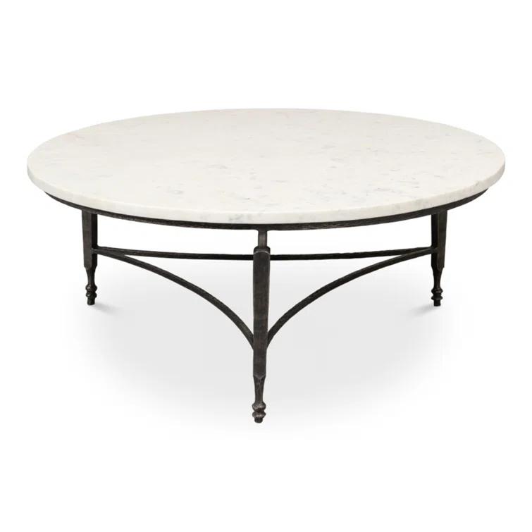 Sarreid Ltd Mykos Marble Top Coffee Table