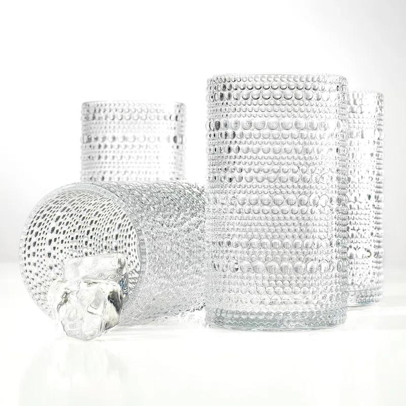 Home Essentials and Beyond Halo Set Of Four 15Oz Highball (Set of 4)