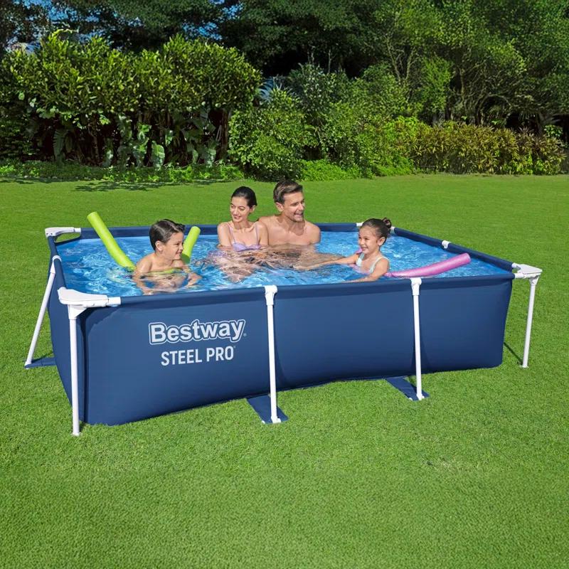 Bestway Bestway Steel Pro Rectangular Above Ground Swimming Pool Set