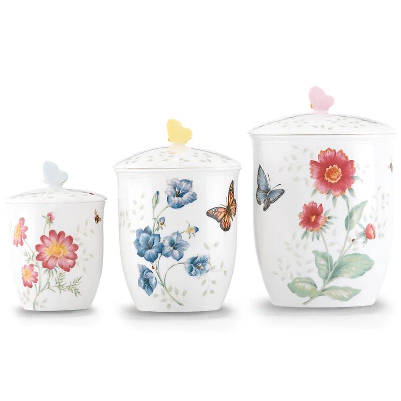Lenox Butterfly Meadow 3-Piece Canister Set