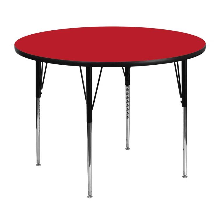 Flash Furniture HP Laminate Activity Table - Height Adjustable Short Legs
