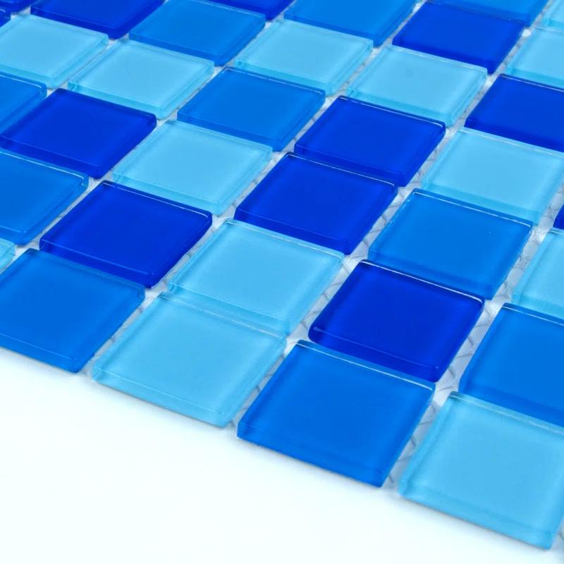 WS Tiles® 1" x 1" Straight Edge Glass Mosaic Tile