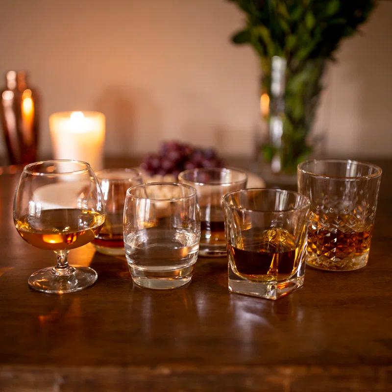 Libbey Craft Spirits Libbey Assorted Drinkware Glasses, Set of 6