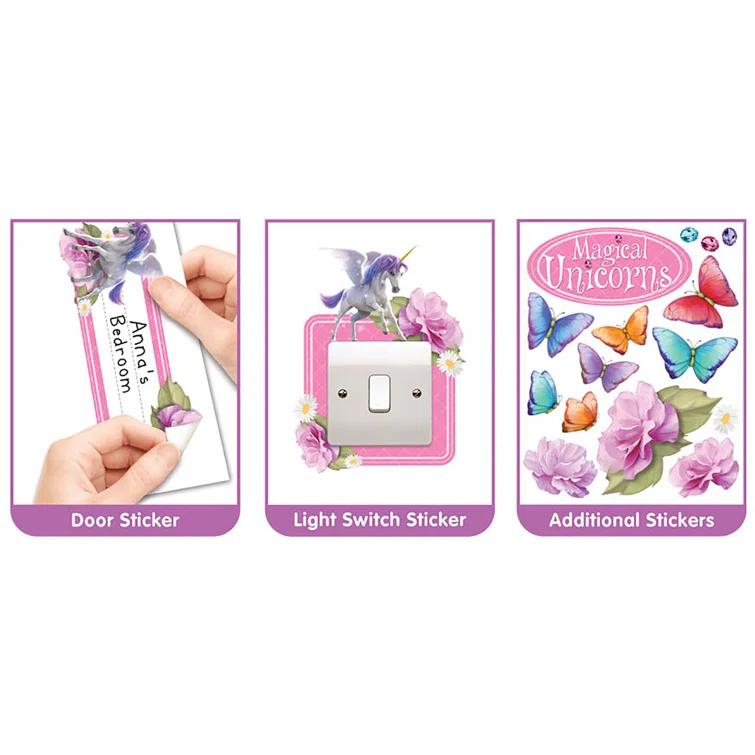 WallPops! Magical Unicorn Peel & Stick Border