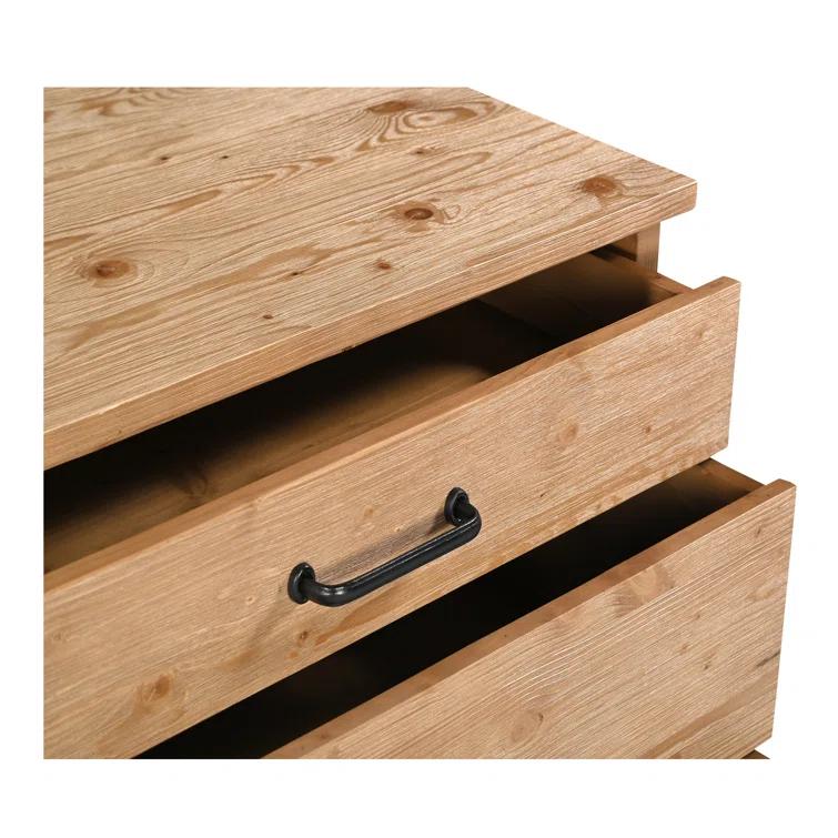 Ianna 3 Drawer Nighstand Honey Pine