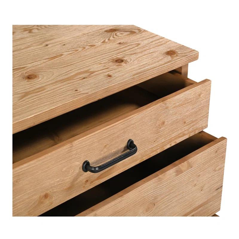 Ianna 3 Drawer Nighstand Honey Pine