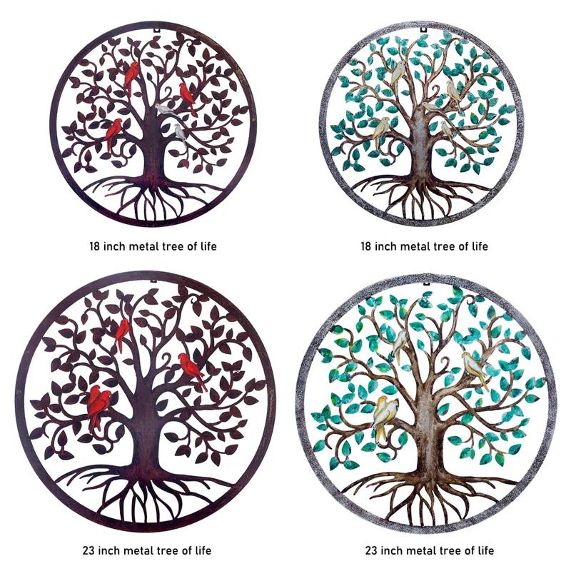 COBEKY Decor Wall Hanging For Living Room Bedroom Garden Porch Patio Office Home Decor, 18In X 18In X 0.88 In