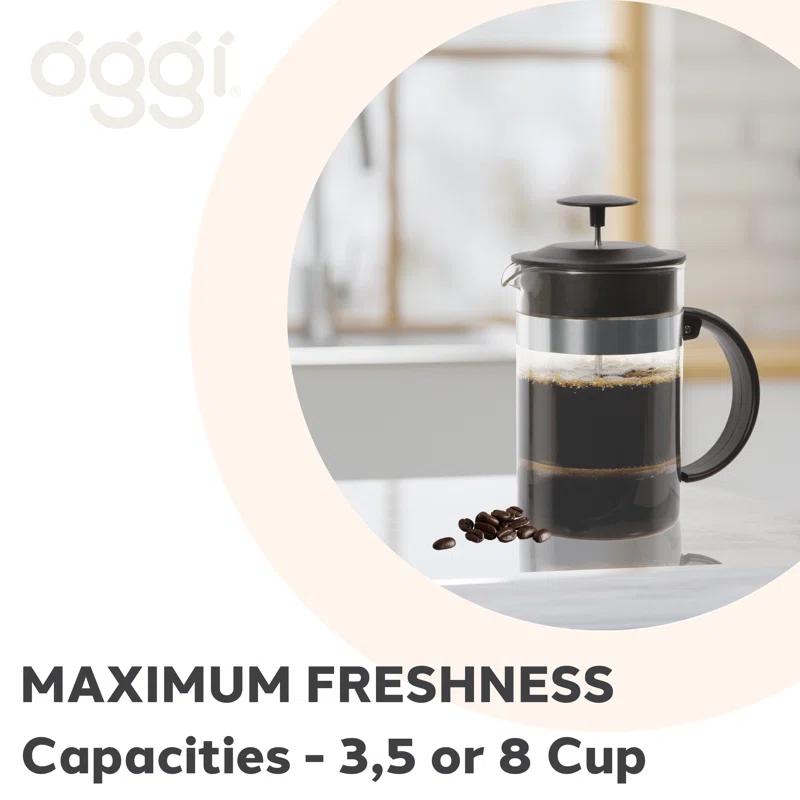 OGGI 6647.3 Triple Mesh Filter French Press