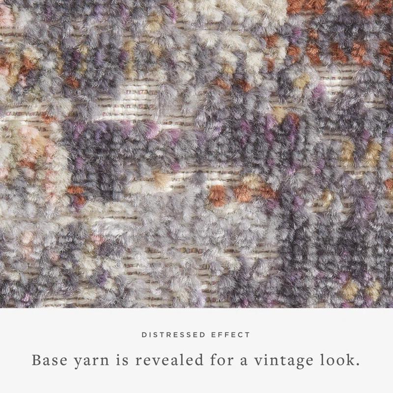 Chris Loves Julia x Loloi Chris Loves Julia x Loloi Rosemarie Oriental Graphite/Gold Rust/Ivory/Purple Area Rug