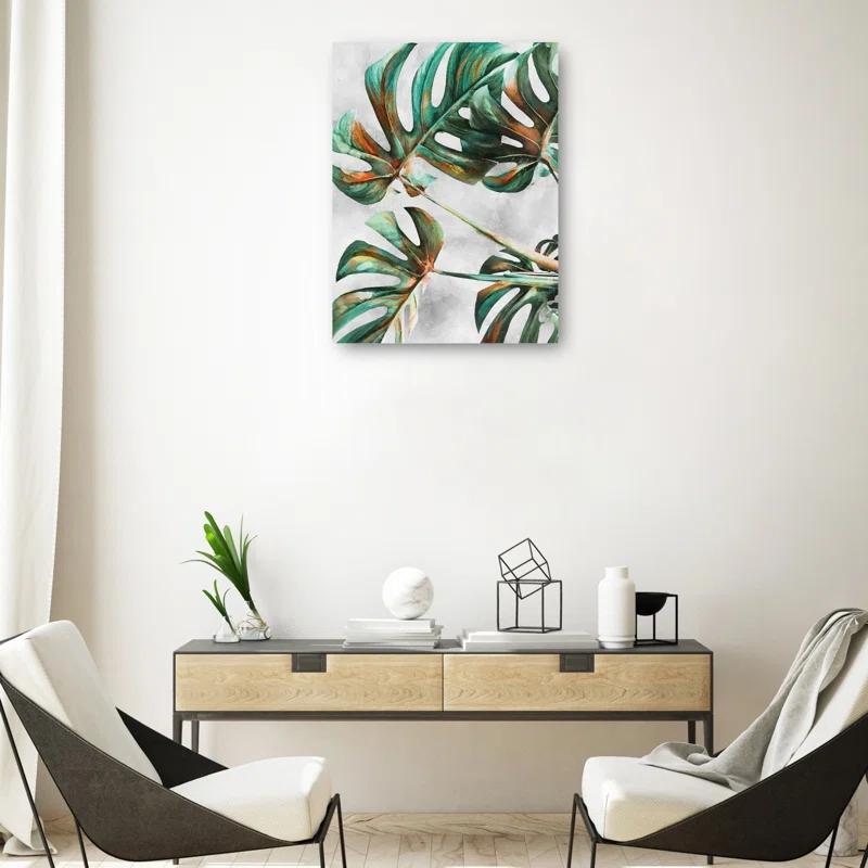 Bay Isle Home™ Monstera by Studio Arts Canvas Art Print