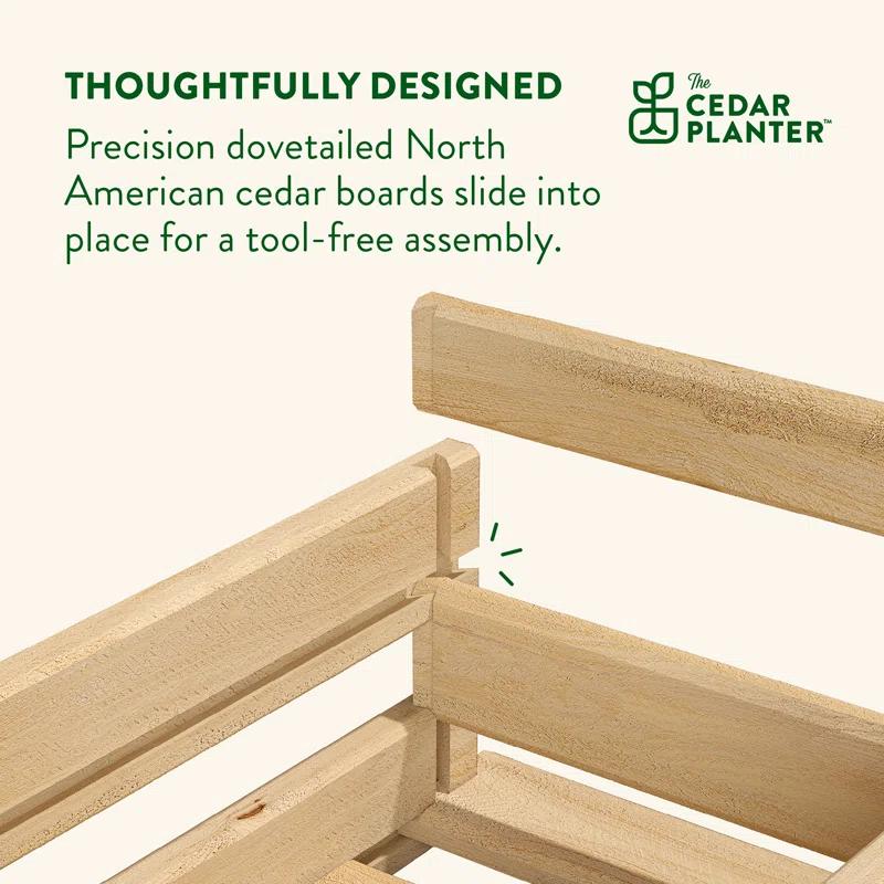 Greenes Fence Cedar Wood Planter Box Wood Planter Box