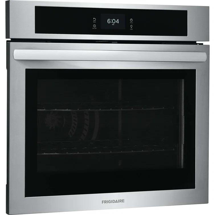 Frigidaire 30" 5.3 cu. ft Self-Cleaning Convection Electric Single Wall Oven FCWS3027AS