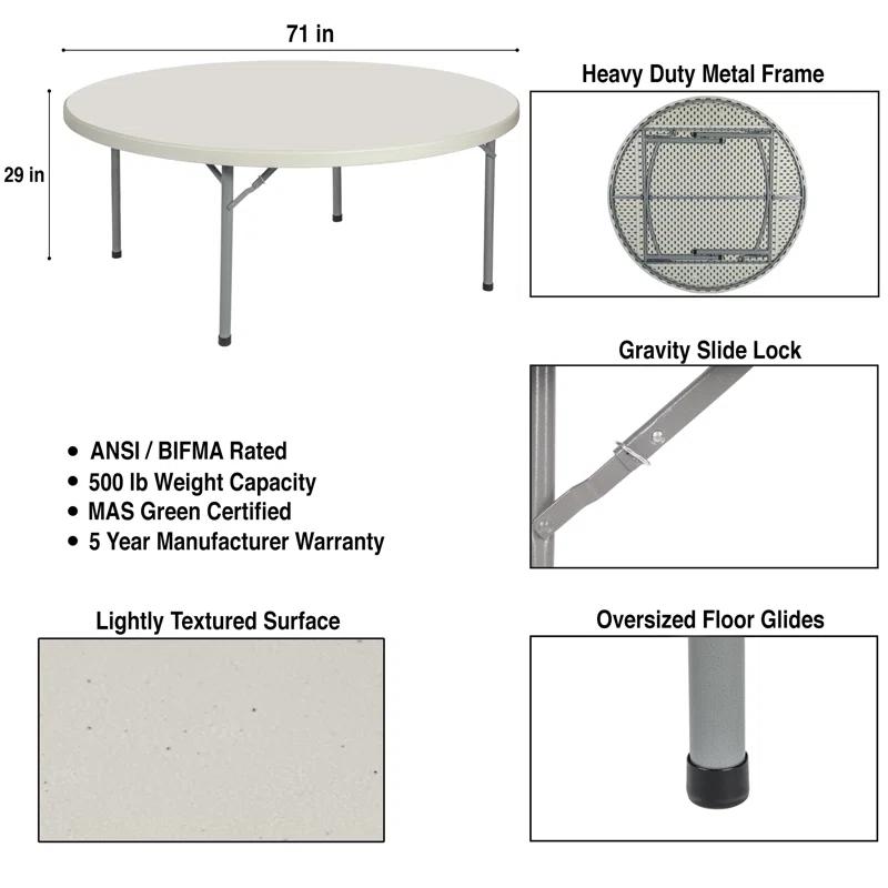 Baldwin Round Portable Banquet Table