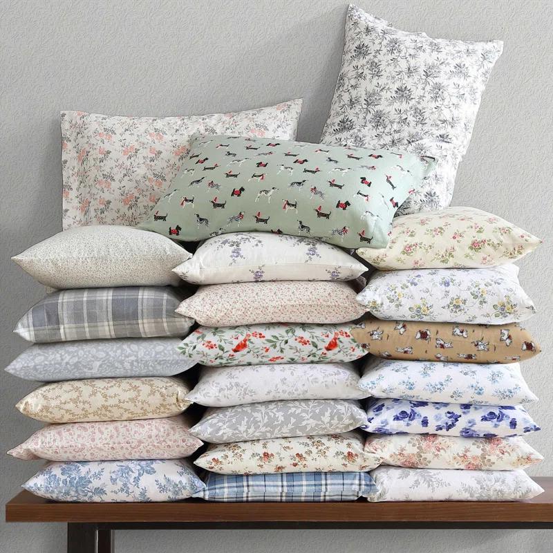 Laura Ashley Laura Ashley Cotton Flannel Cozy Sheet Sets