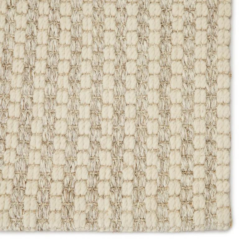 Taos Handwoven Wool Rug - Neutral / 9' x 12'