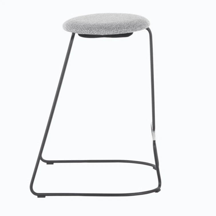 Wenty Upholstered Counter Stool with Metal Frame (Set of 2)