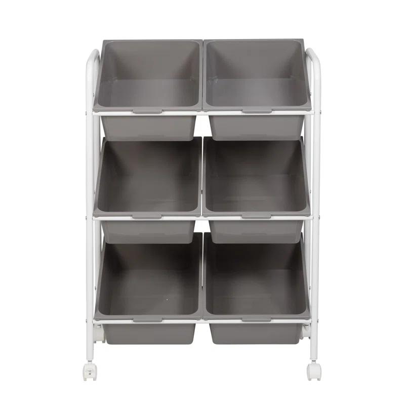 Honey Can Do 34'' H x 24'' W Utility Cart with Wheels