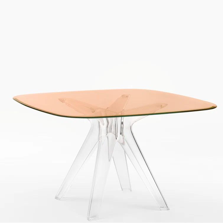 Kartell Sir Gio Glass Top Dining Table