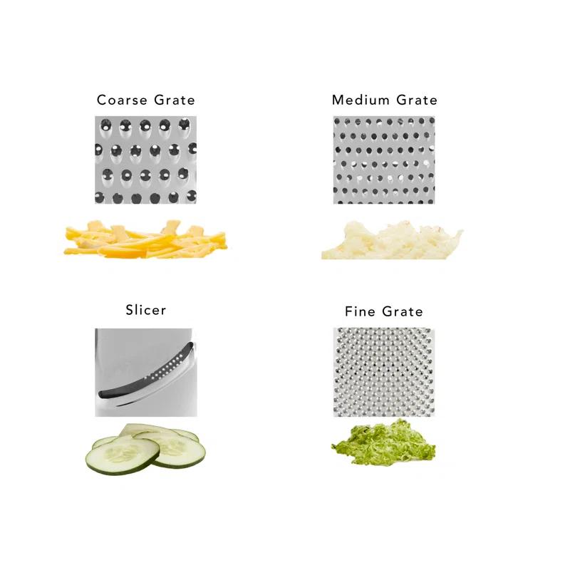 KitchenAid® KitchenAid® Gourmet 4-Sided Stainless Steel Box Grater with Detachable Storage Container