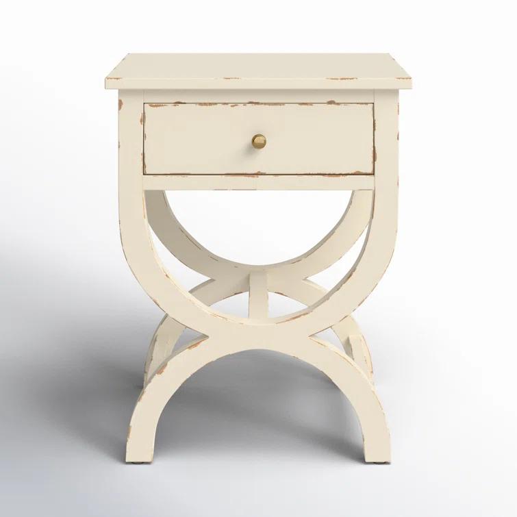 Floris End Table With Storage