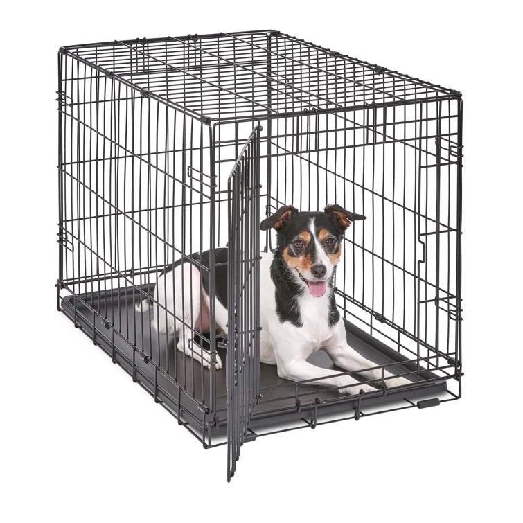 Midwest Homes For Pets MidWest Homes for Pets Newly Enhanced Single Door iCrate Dog Crate Includes Divider Panel
