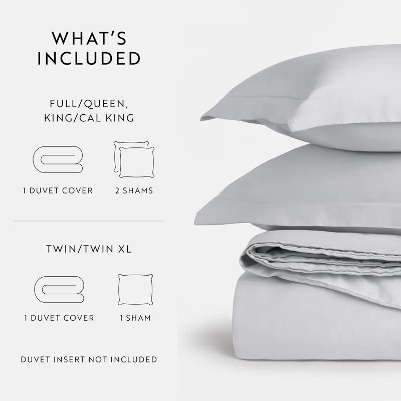 Becky Cameron Vintage Washed Long-Staple Sateen Cotton Duvet Cover Set