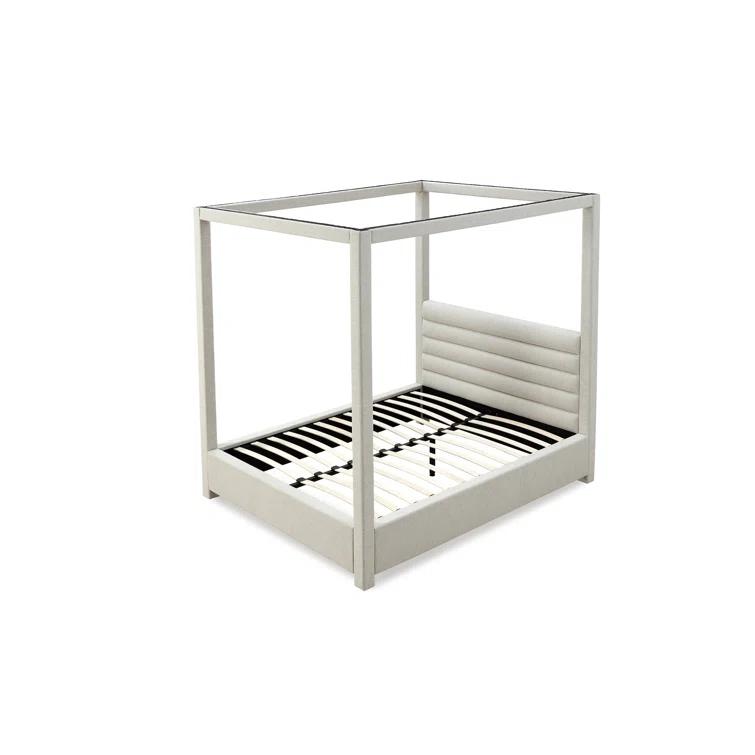 Herma Upholstered Canopy Bed