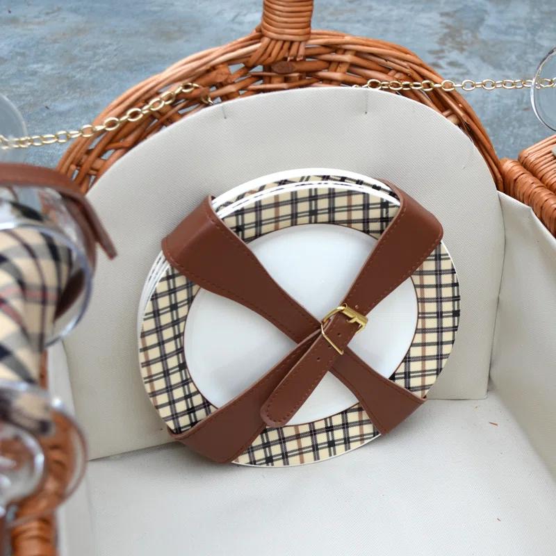 Picnic at Ascot Yorkshire Wicker Picnic Basket