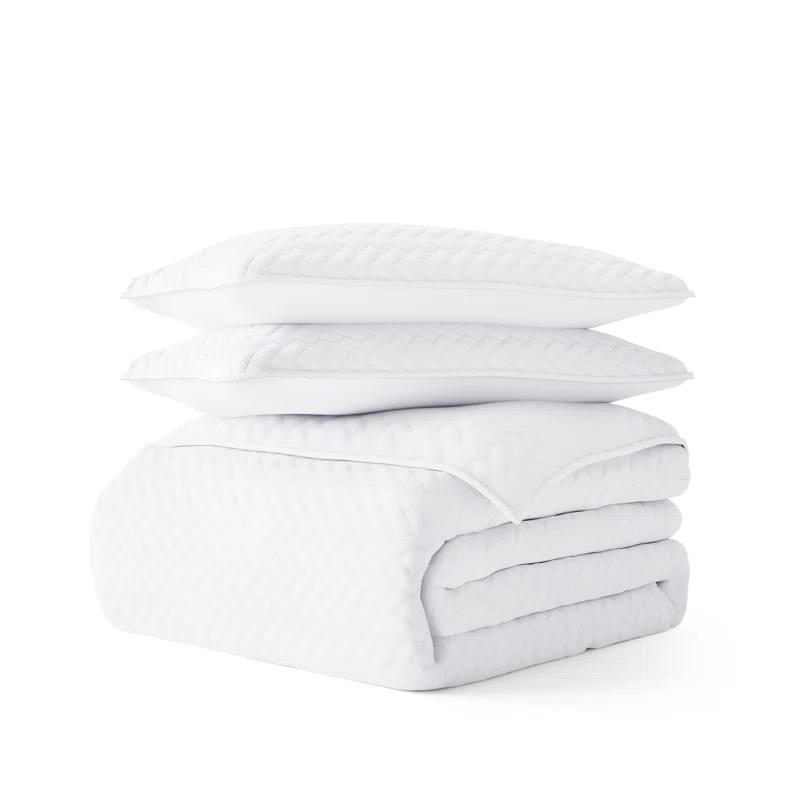 Antora Microfiber Modern & Contemporary Coverlet / Bedspread Quilt Set