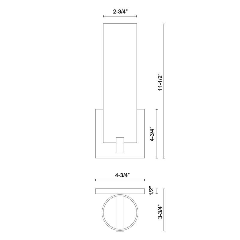 Kuzco Lighting Steel LED Armed Sconce