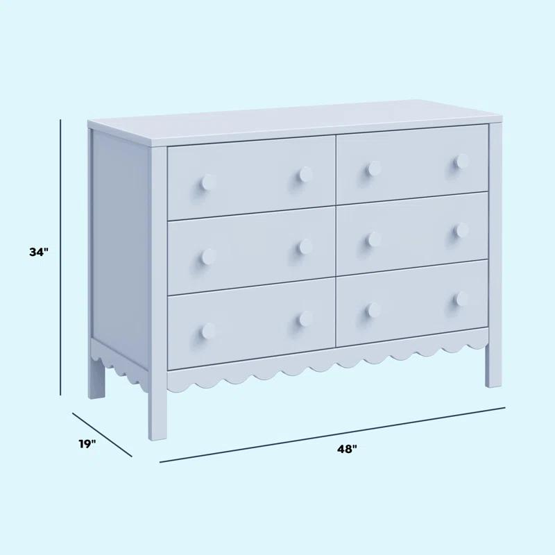 daVinci Sammy Scallop 6-Drawer Dresser