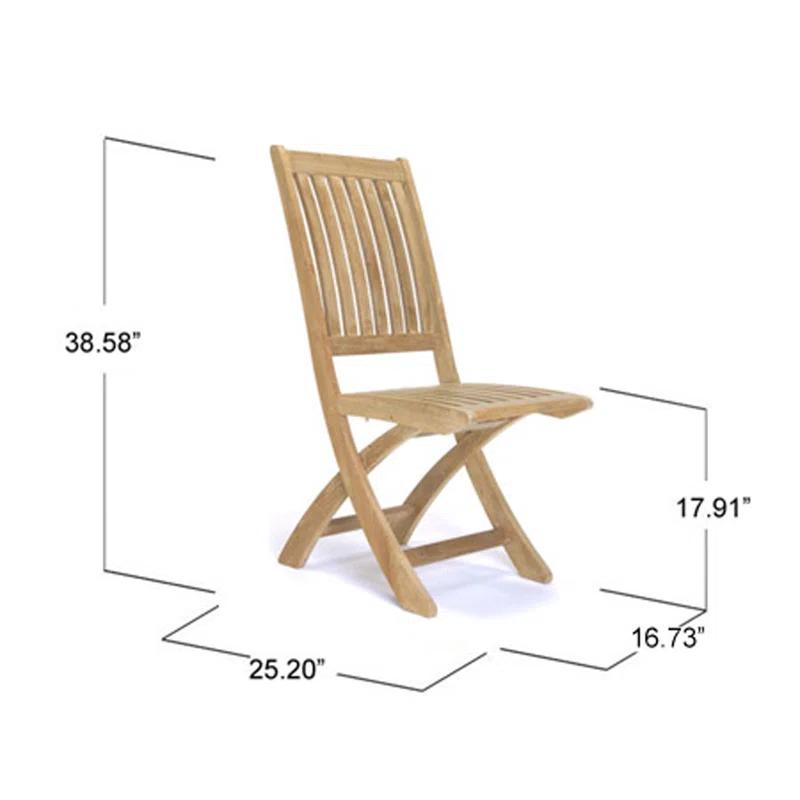 Westminster Teak Outdoor Folding Dining Side Chair