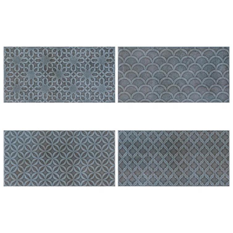 Merola Tile Camden 4" x 8" Ceramic Patterned Subway Wall Tile