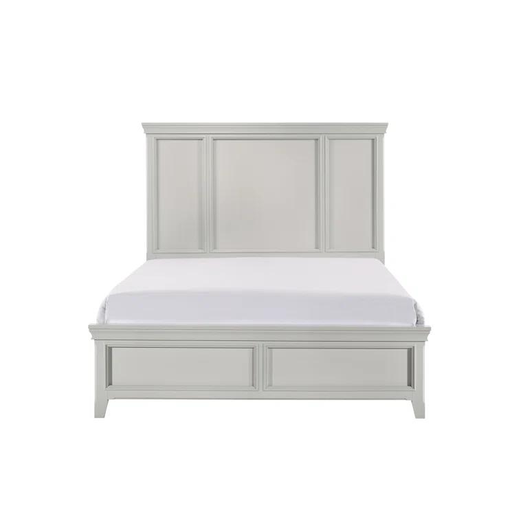 Alcott Hill® Gleda Solid Wood Panel Bed