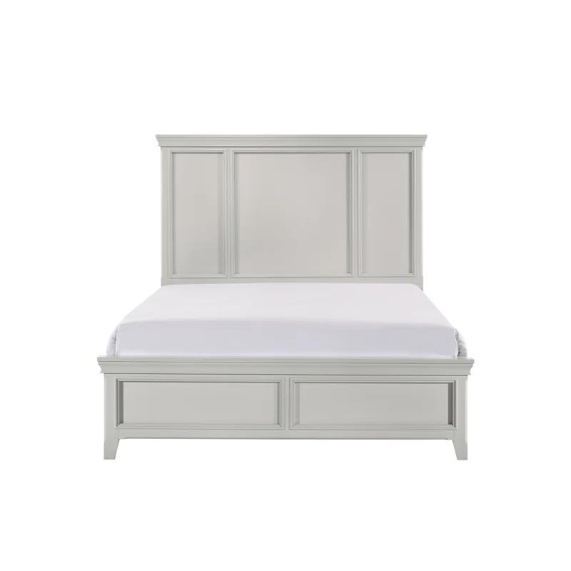 Alcott Hill® Draeger Solid Wood Panel Bed