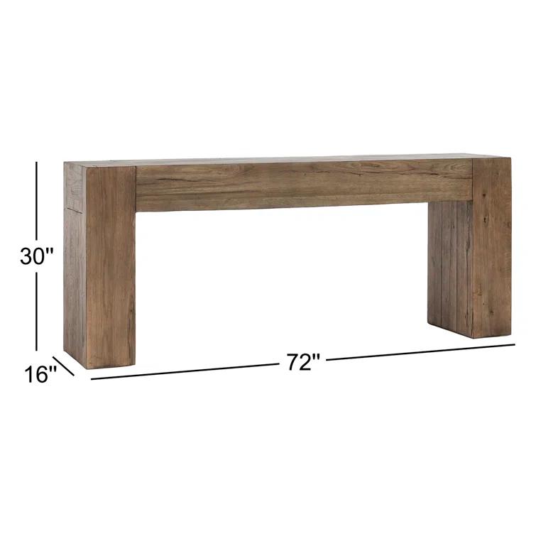 Elise 72" Solid Wood Console Table